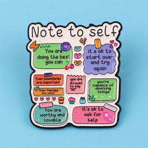 🍏50% OFF/3+...Note To Self Pin